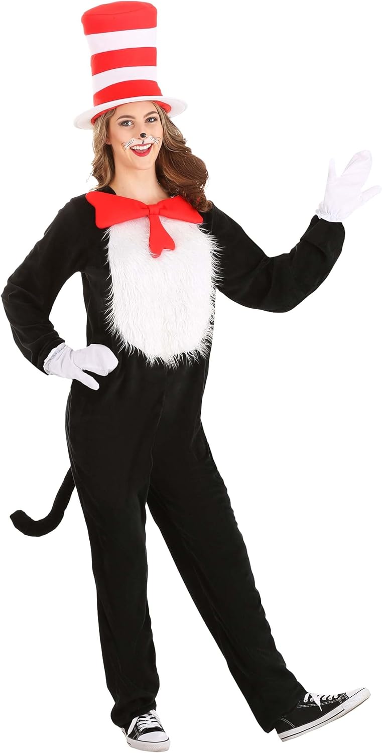 Eloped The Cat in the Hat costume adults perfect parcel