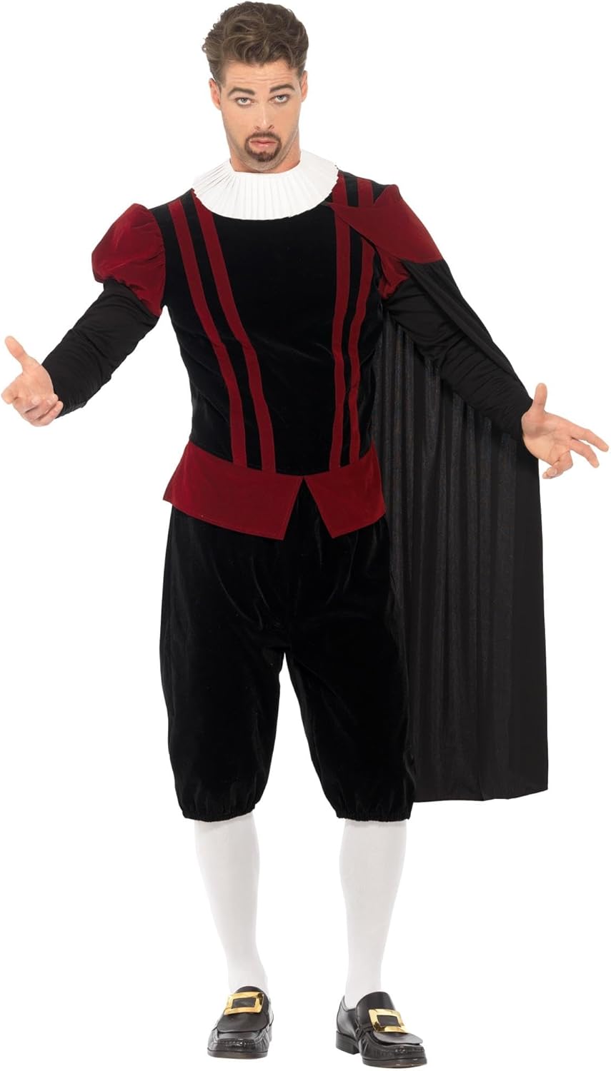 Smiffys Mens Tudor Lord Deluxe Costume