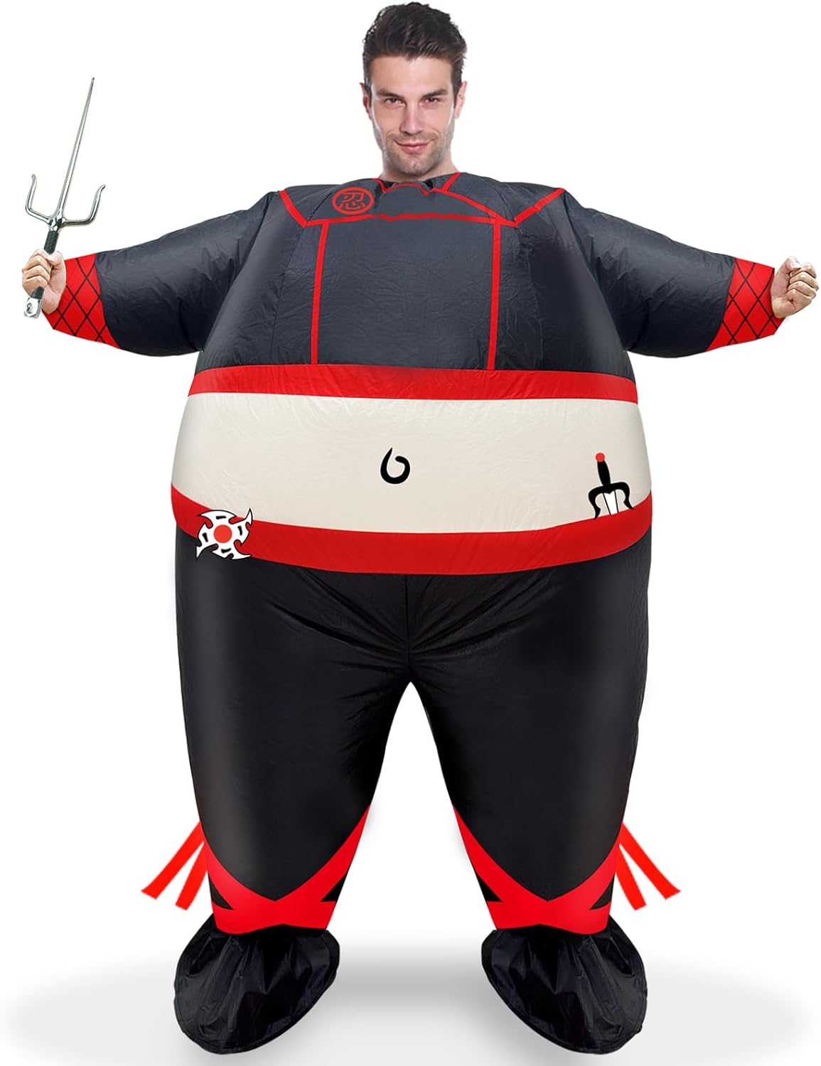 Halloween Chubby Ninja Costume for Adults