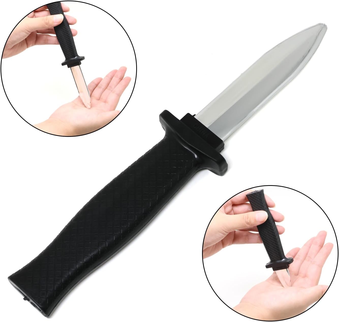 Halloween 6-Piece Plastic Artificial Knife Trick Pack