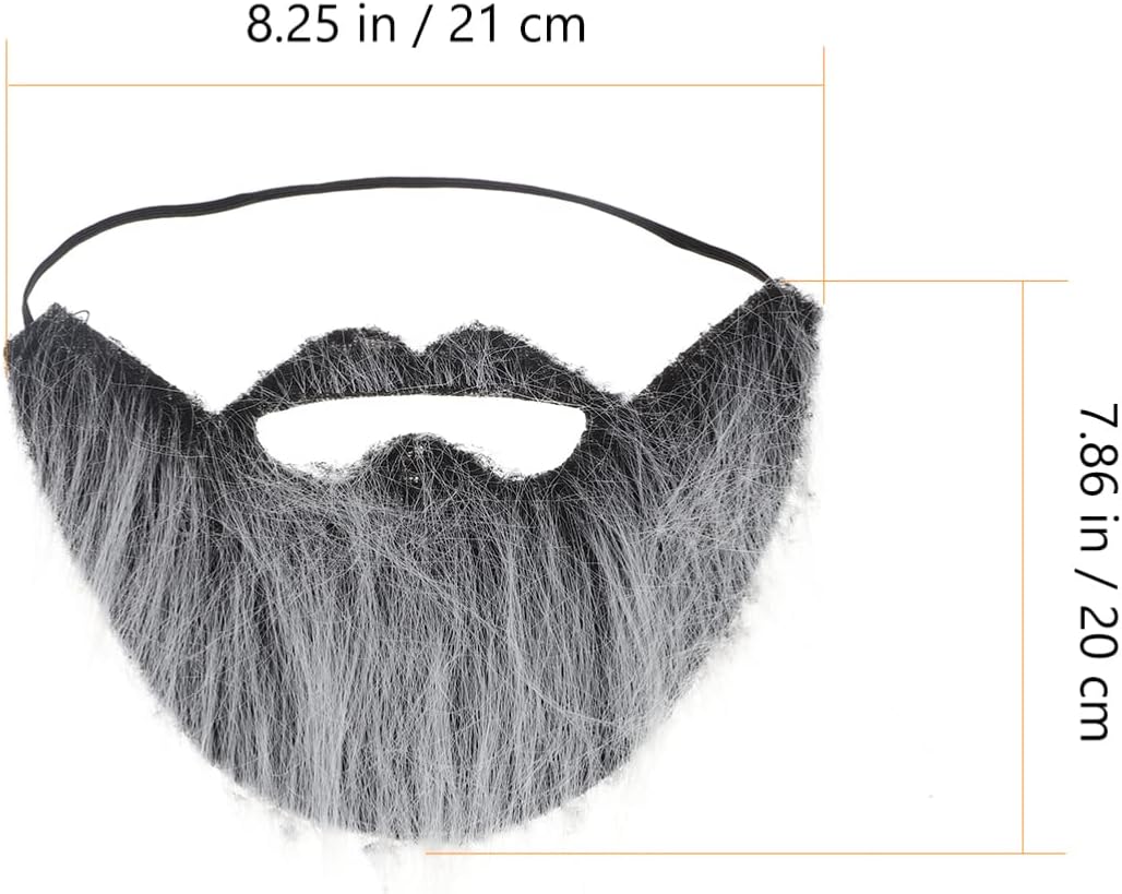 3PCS Fake Beards Halloween Costume for Kids