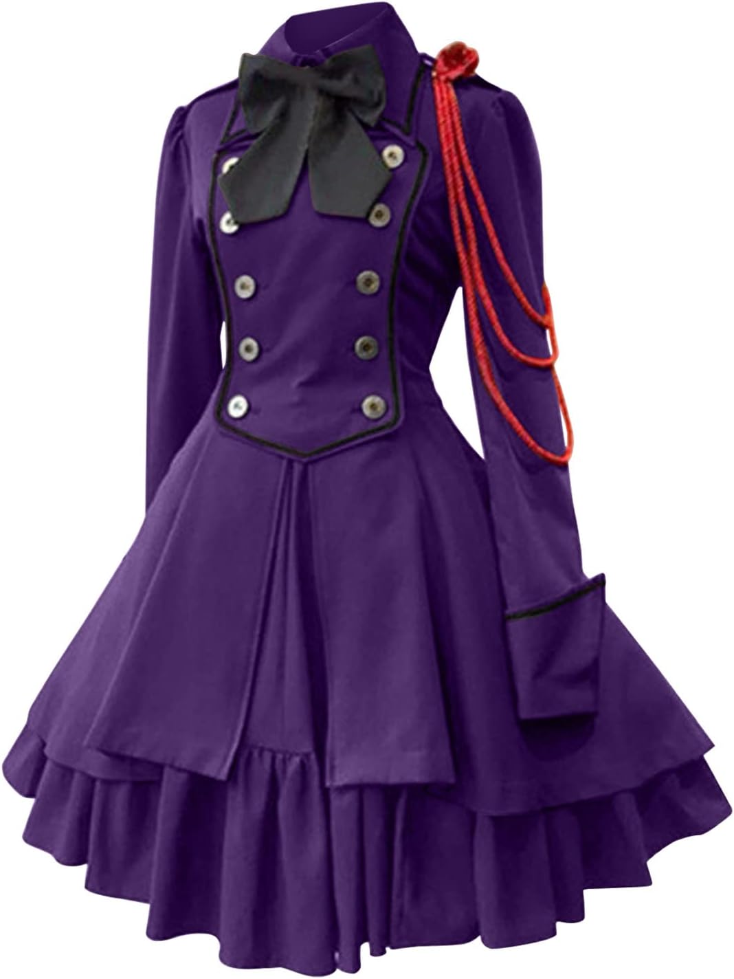 Muyise Womens 50s Rockabilly Steampunk Dress