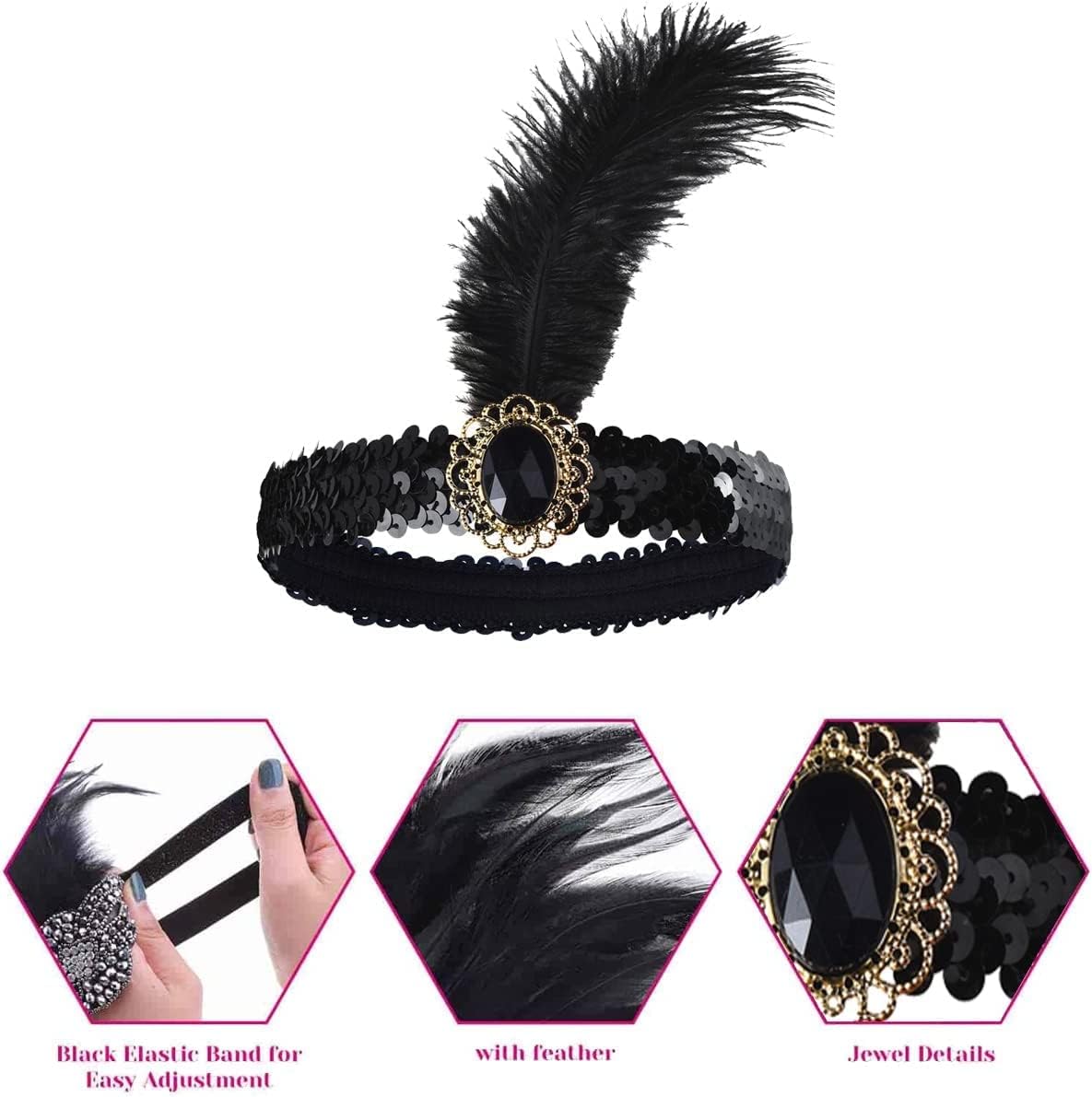 1920s Flapper Accessories Set - Vintage Design