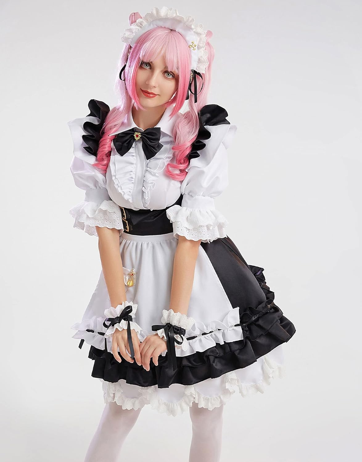 Game Cosplay Maid Dress Set