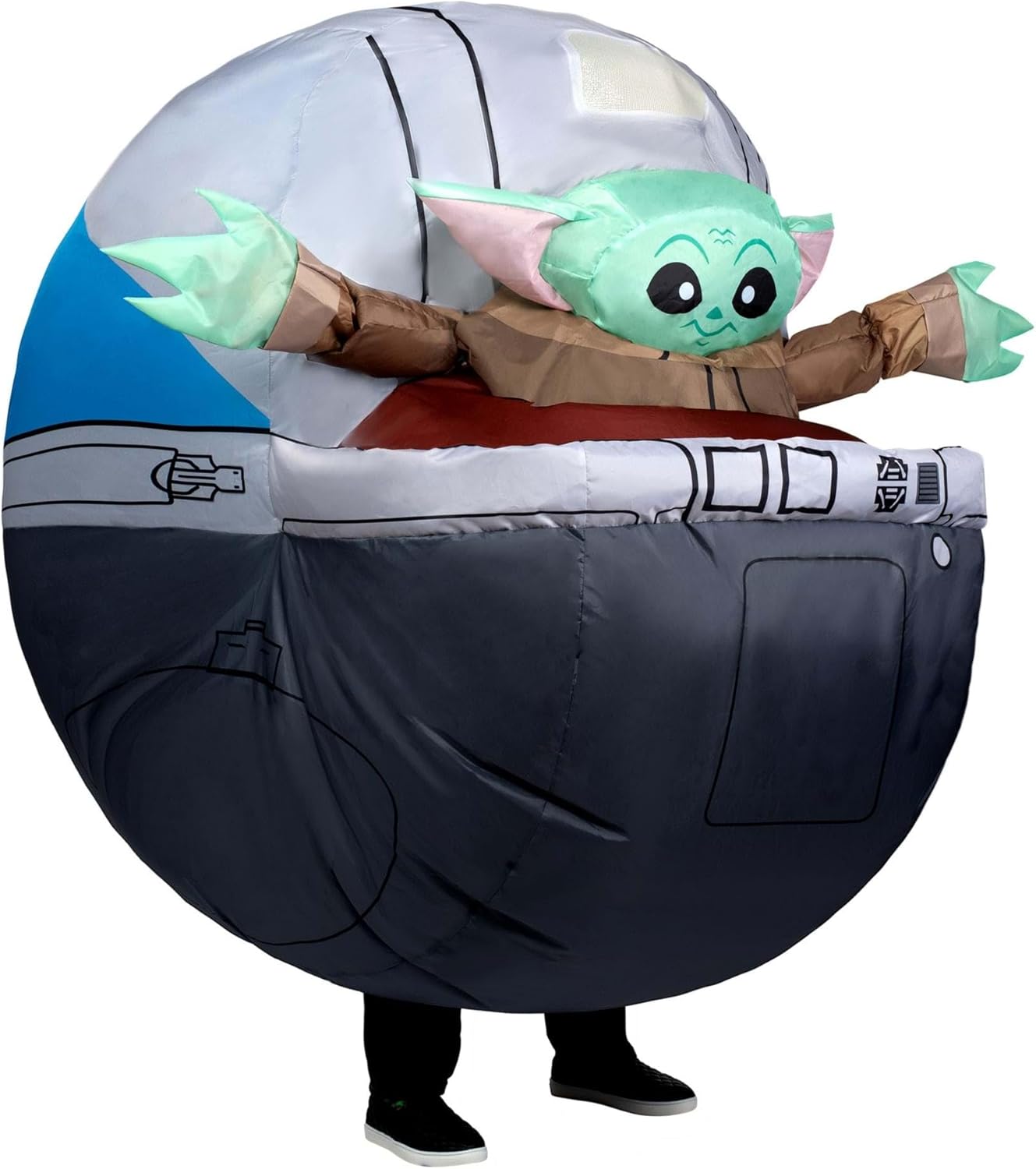Star Wars Adult Inflatable Grogu CostumePram Set