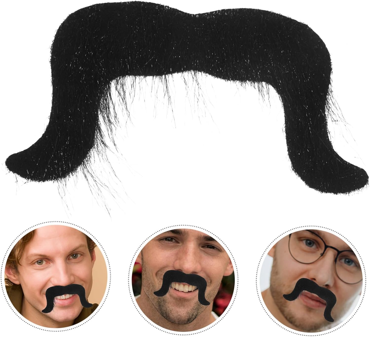 Vaguelly Halloween Fake Mustache Beard