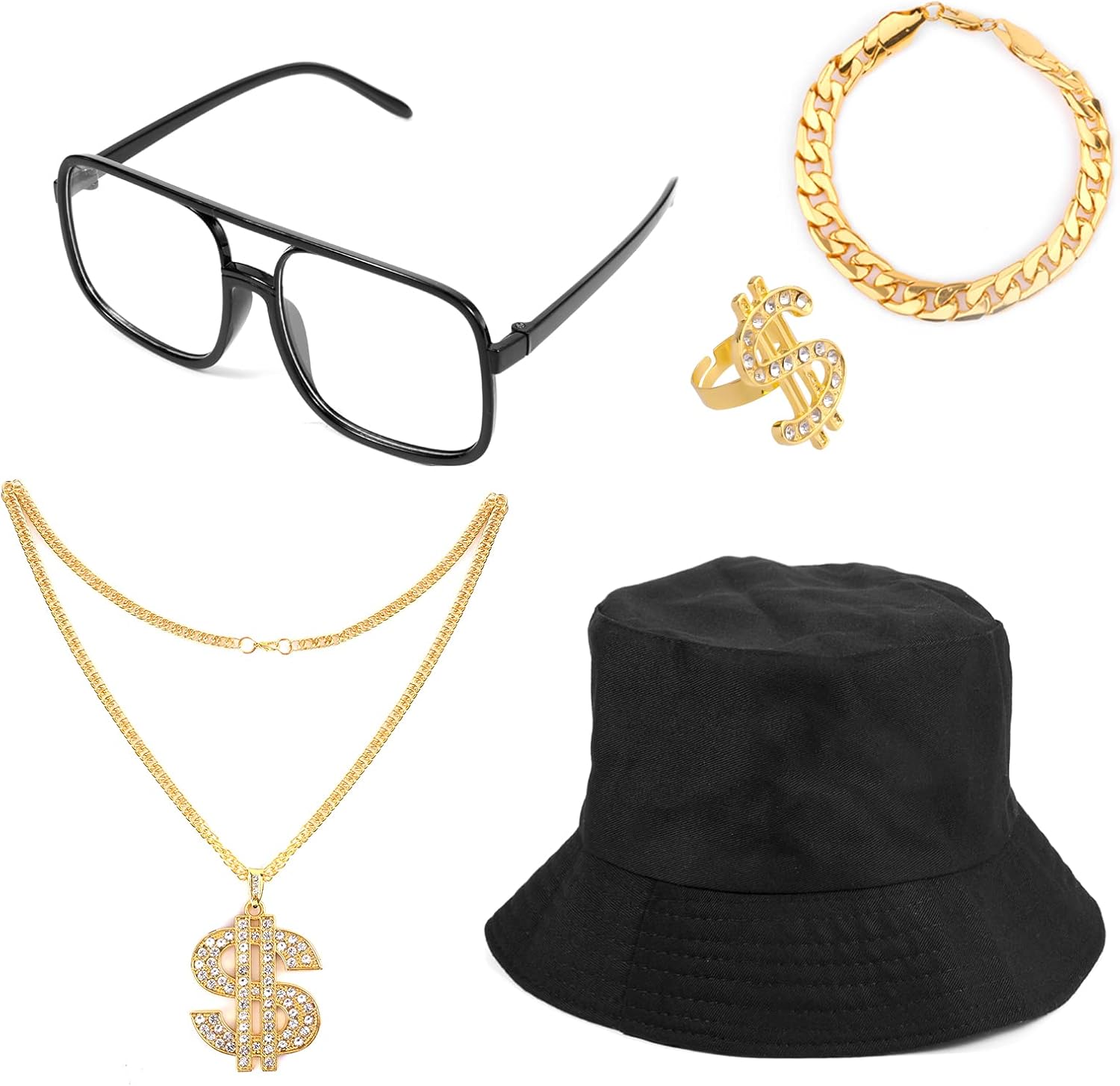 80s 90s Hip Hop Costume Kit Samples Turn Heads at Parties