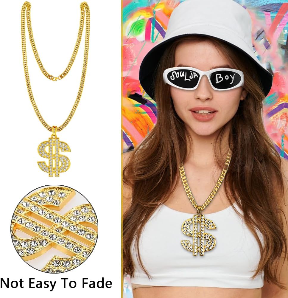 80s 90s Hip Hop Costume Kit for Men