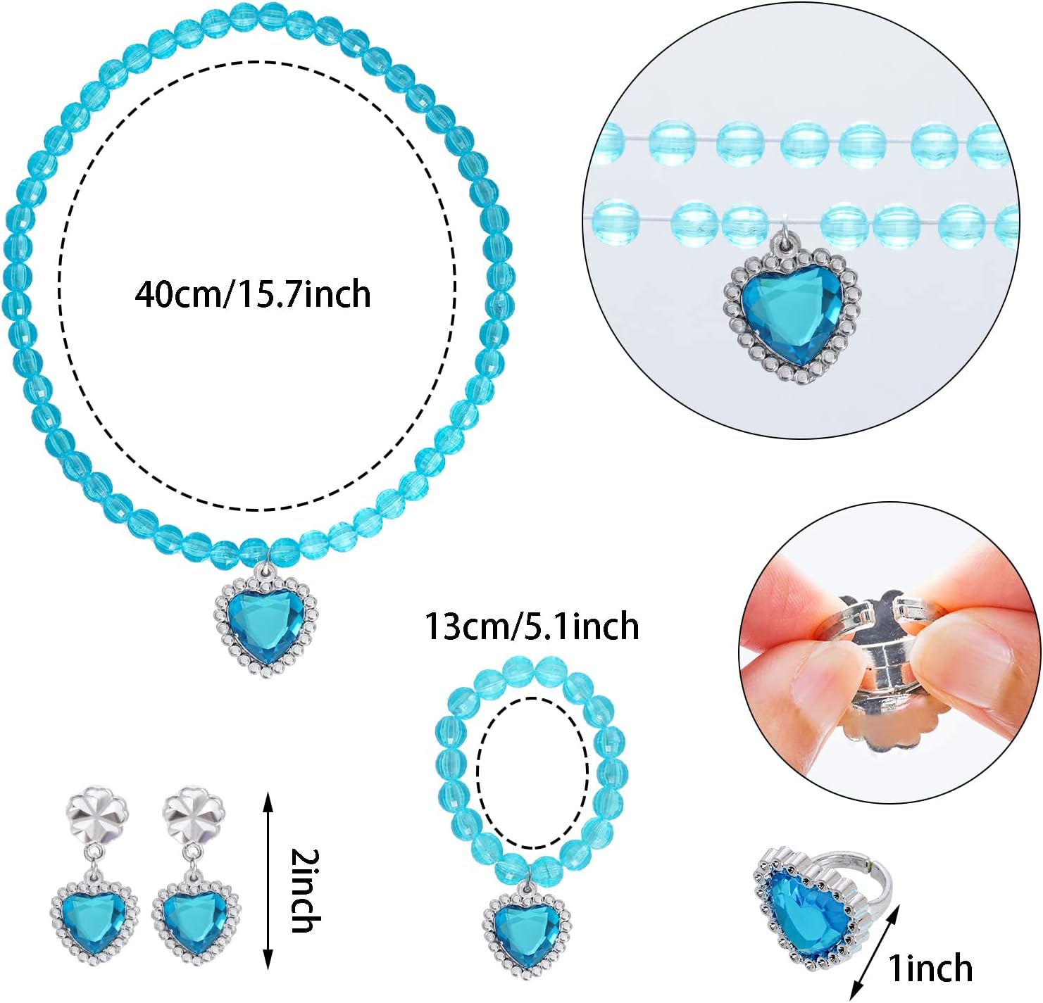 Girls Costume Accessories Princess Dress Up Set