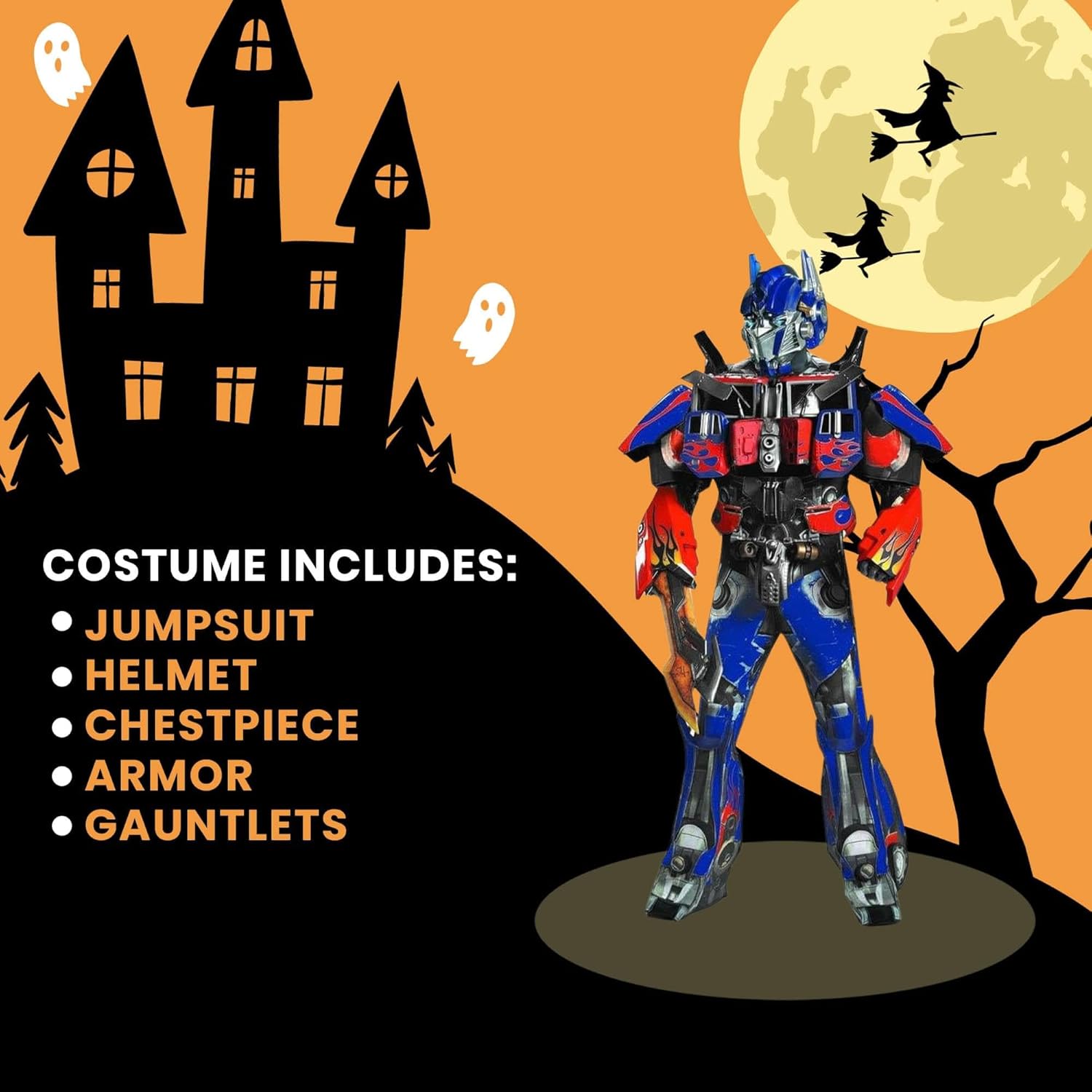 The Real Stealth Disguise Optimus Prime 3D Costume for Men