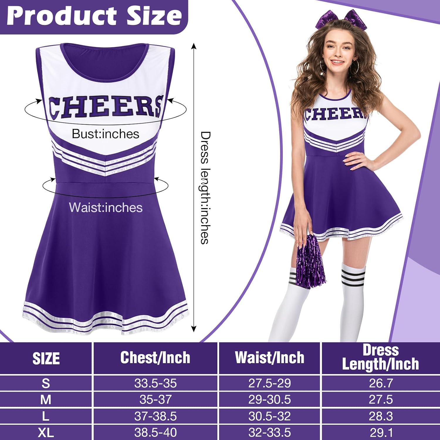 Bright Cuddly Cheerleader Costume