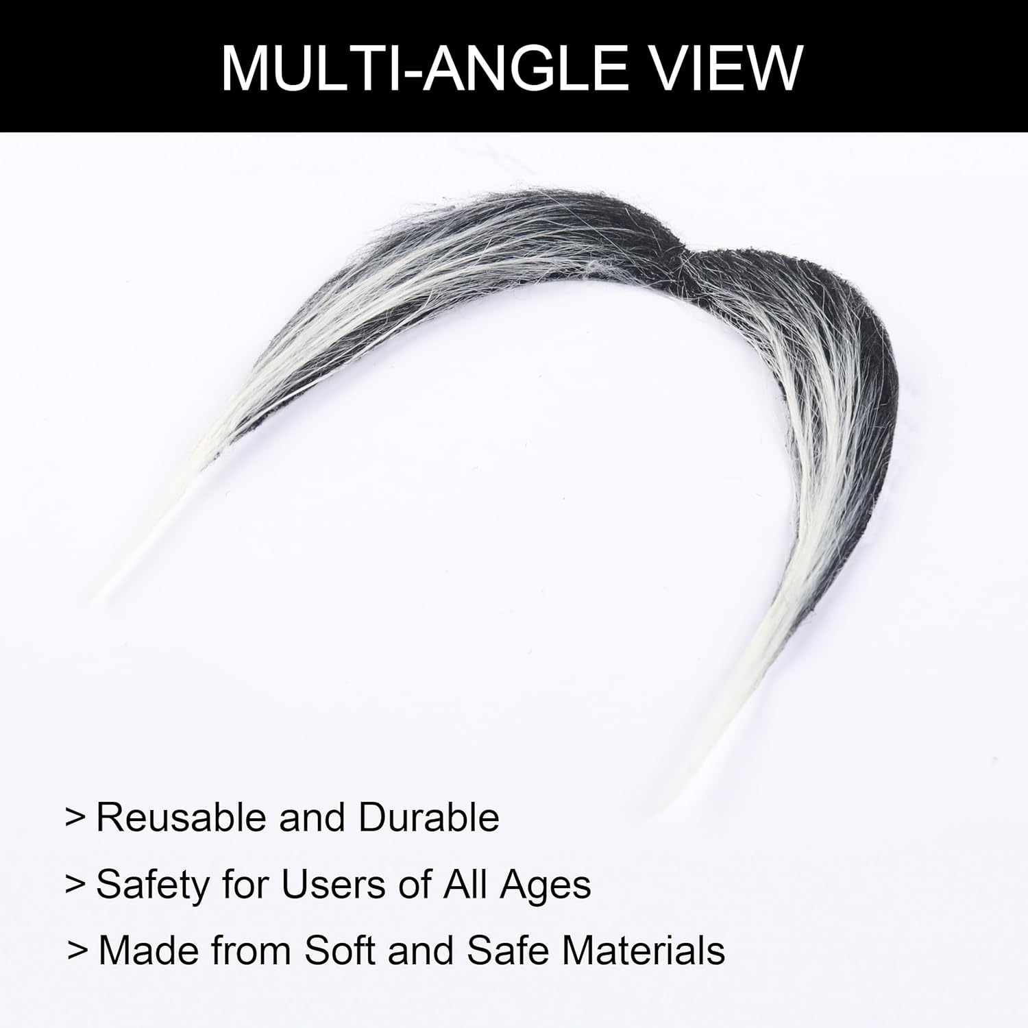Halloween Classic Fake Mustache for Men - Great for Cosplay More
