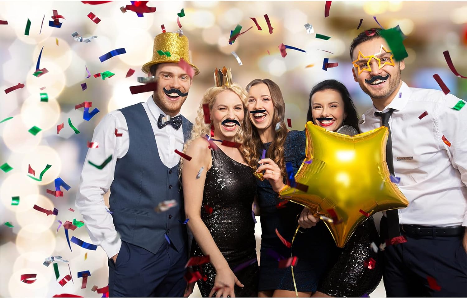 12 Piece Party Masquerade Funny Props Costume