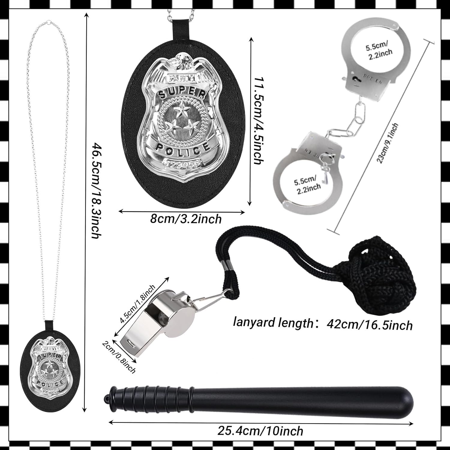 Womens Police Role-Play Set for Halloween