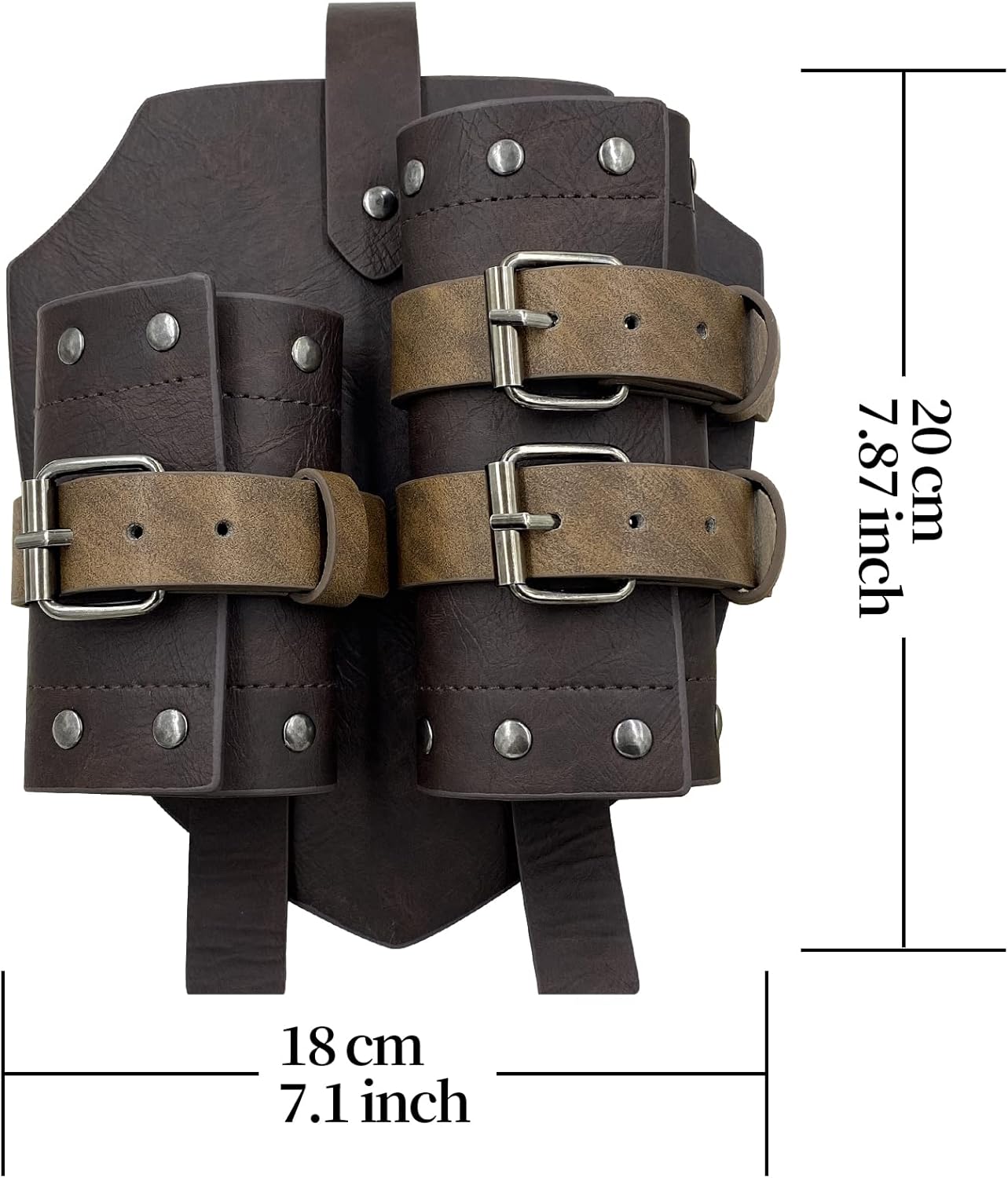 HiiFeuer Adjustable Faux Leather Holster for LARP