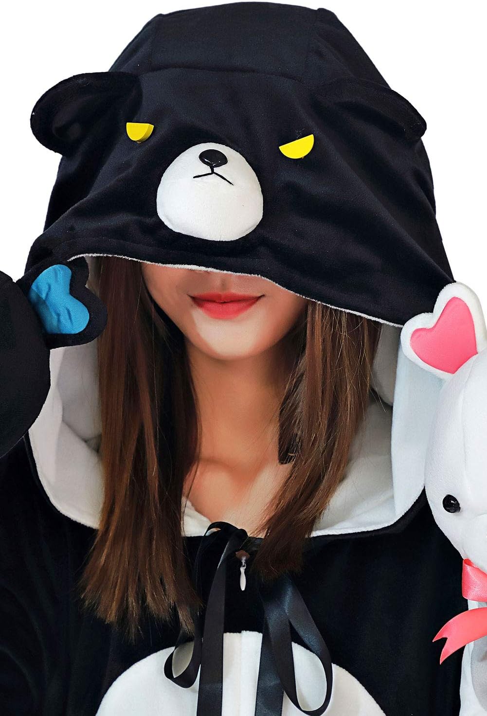Kuma Bear Cosplay Onesie Pajamas for Women