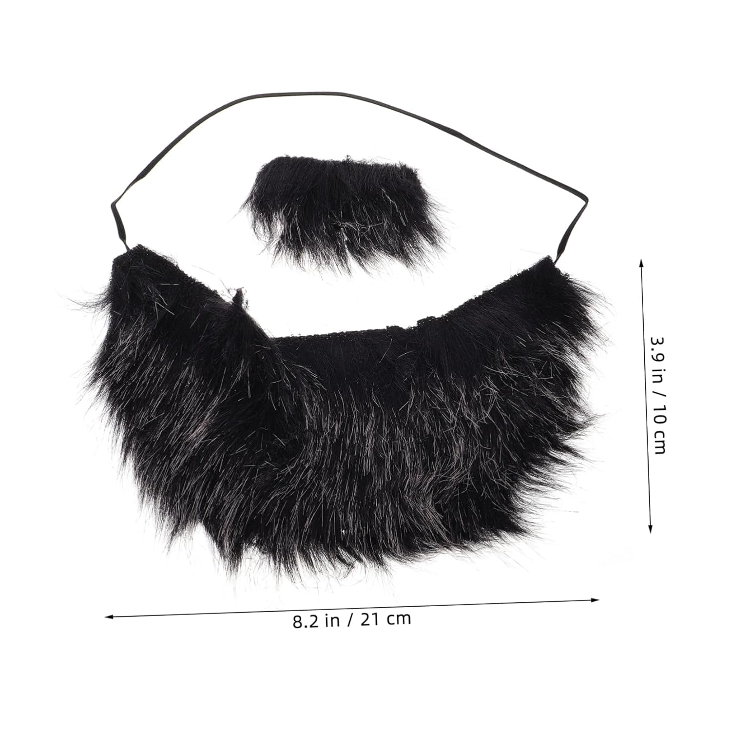 ERNGO 1 Set Funny Fake Beard Beard costume for Halloween and Events