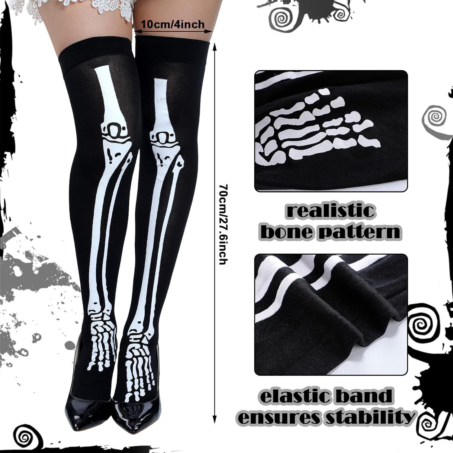 Halloween Skeleton Accessories Set