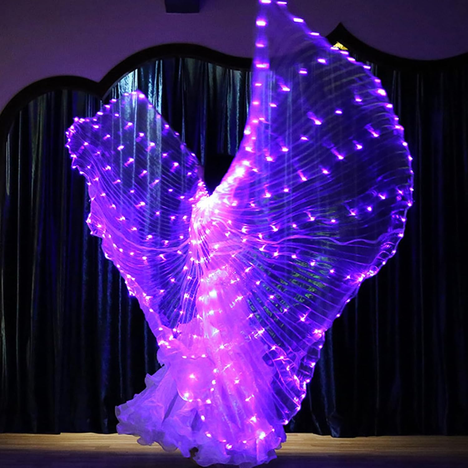 FUN ELEGANT LED WINGS FOR BELLY DANCE