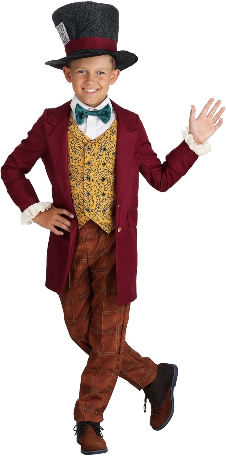 Fun Costumes Mad Hatter Kids Costume
