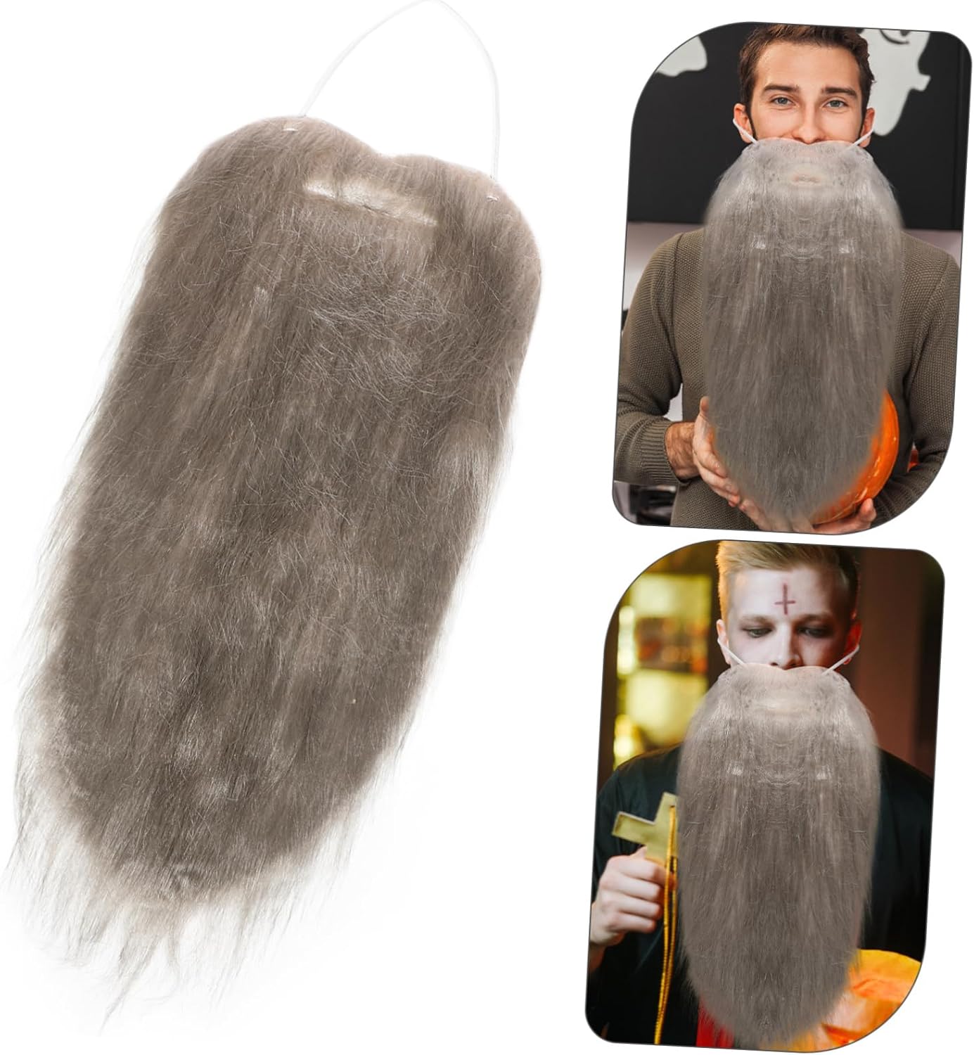 VALICLUD Holiday Fake Beard Kit for Men