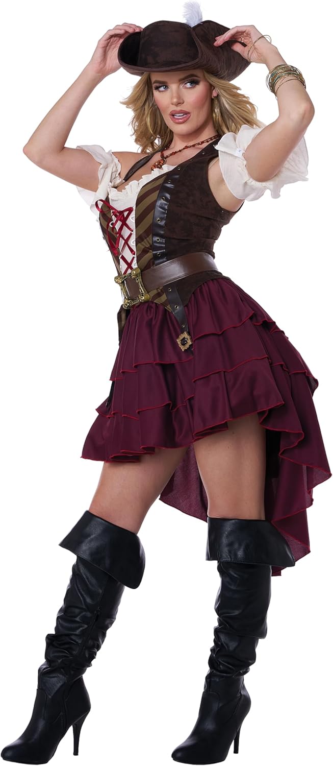 Alluring Swashbuckler Captain Costume