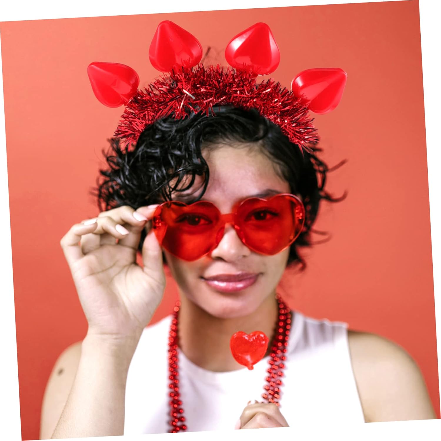Stylish Valentines Day Heart Headband - Perfect for Weddings Parties and More