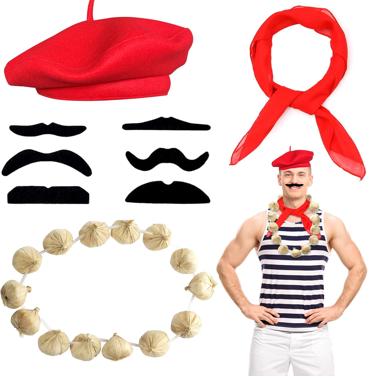 French Men Costumes Speechify Set