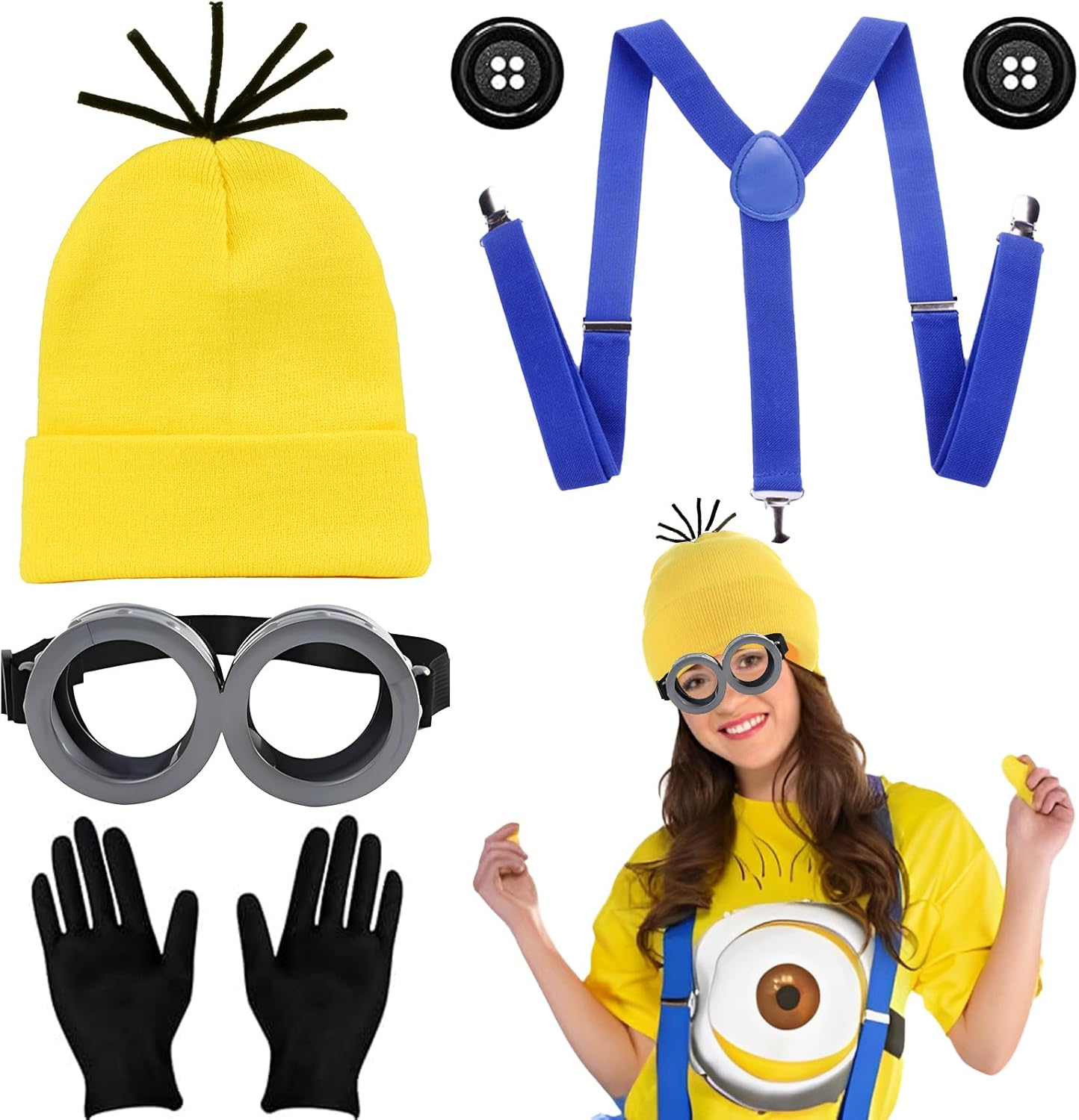 Un-be-atable Costume Accessories Yellow Set