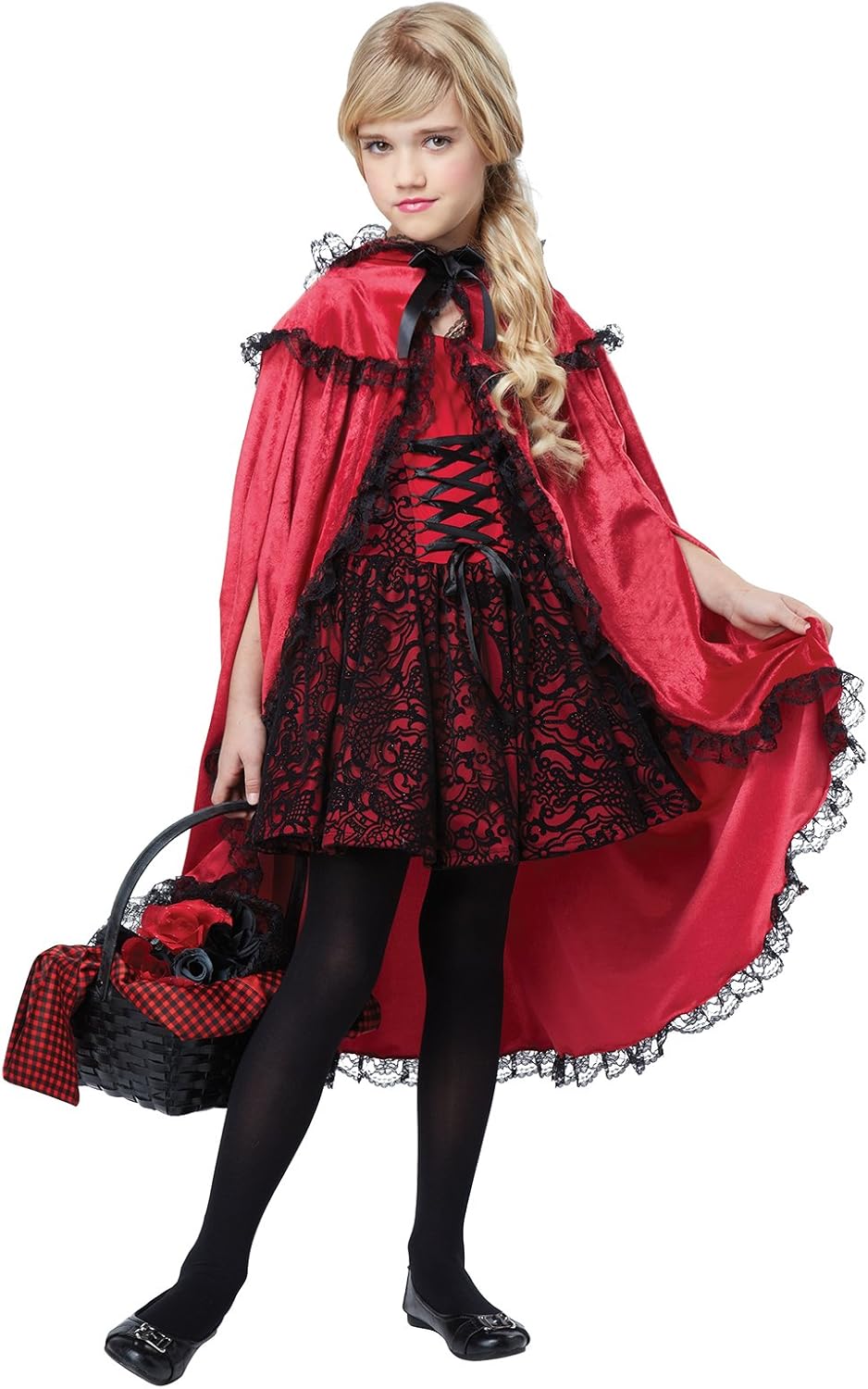 California Costumes Girls Deluxe Red Riding Hood Costume