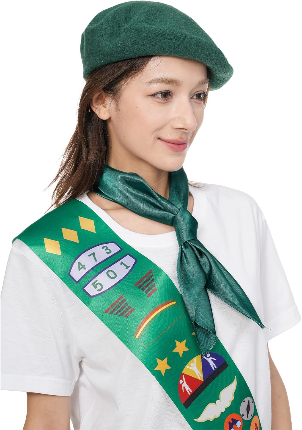 Scout Costume Set 3-Piece Womens Girls Action Accessories