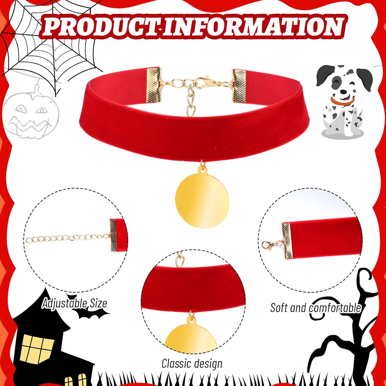 3-Piece Dalmatian Costume Set