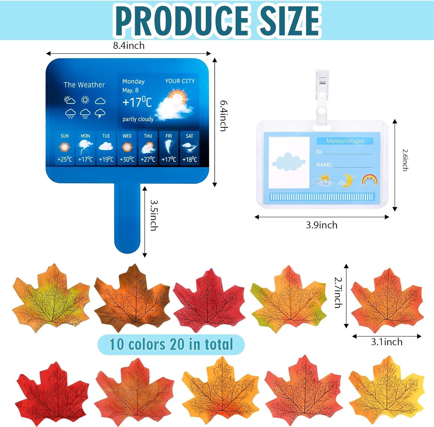 Professional Meteorologist Costume Set - Realistic Weather Prediction Accessories