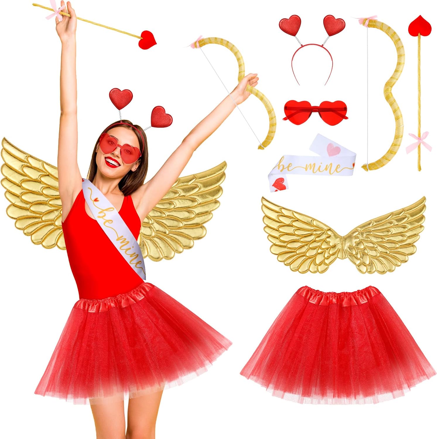Marsui Valentines Day Cupid Costume Set