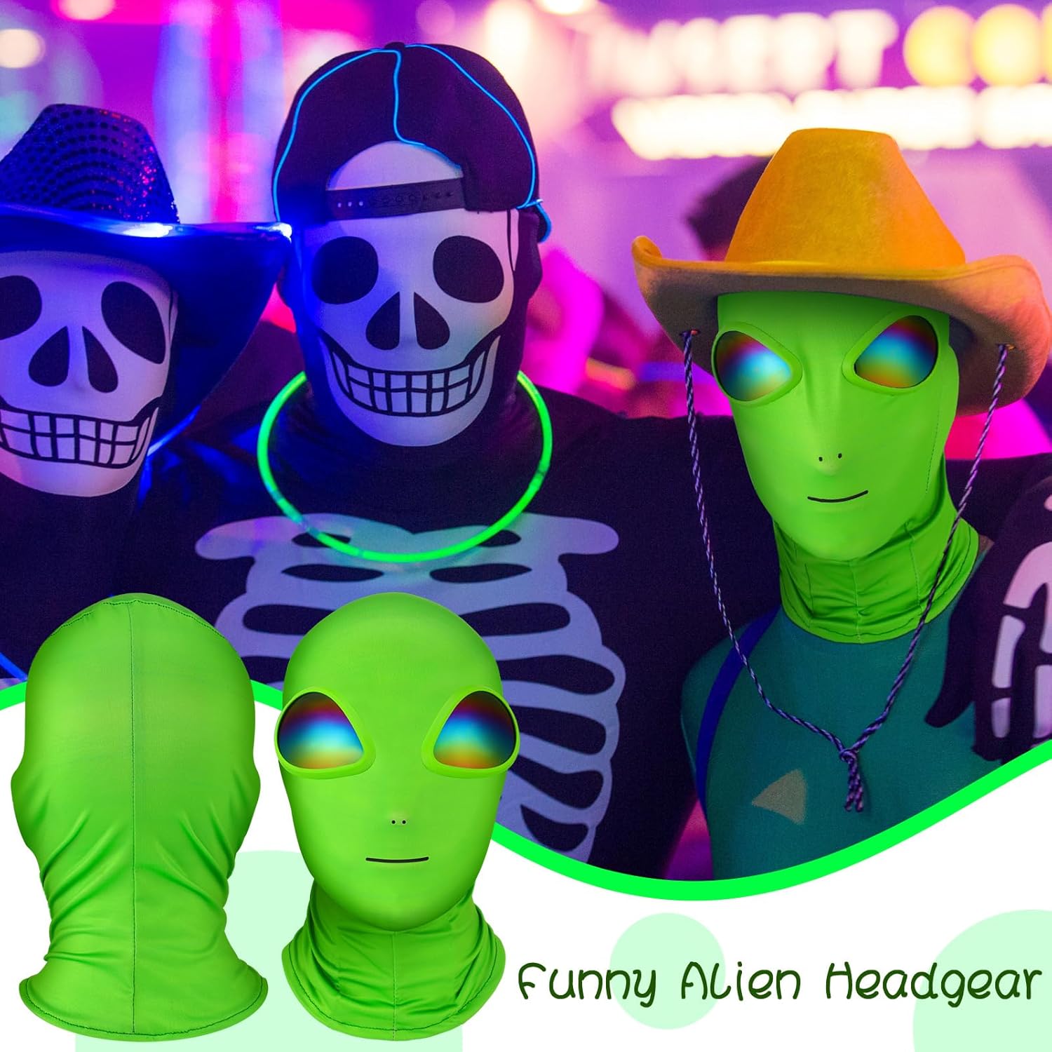 Ramede Alien Mask Adult Halloween Cosplay Set