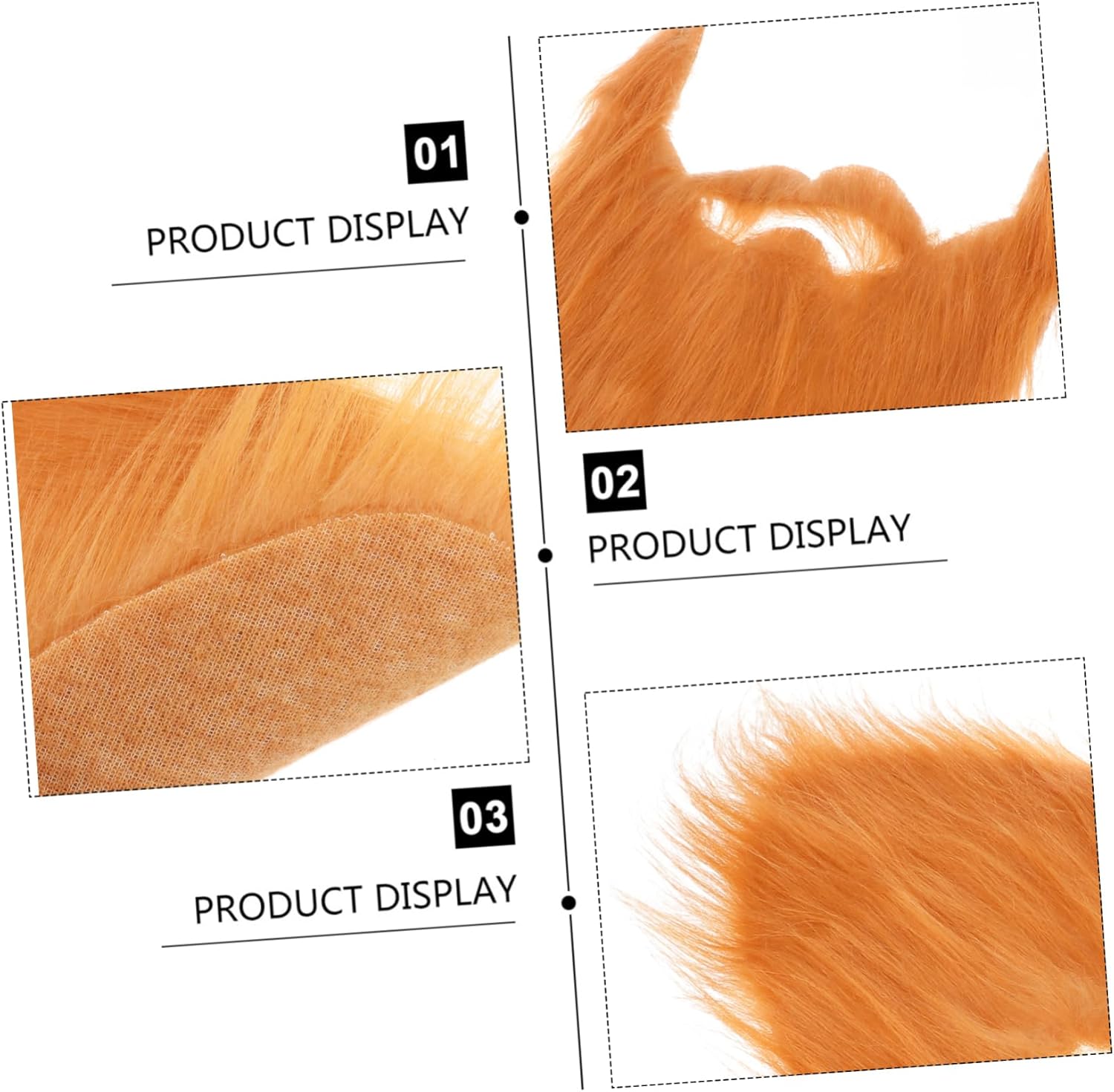 Realistic Fake Beards Mustache for Cosplay Parties