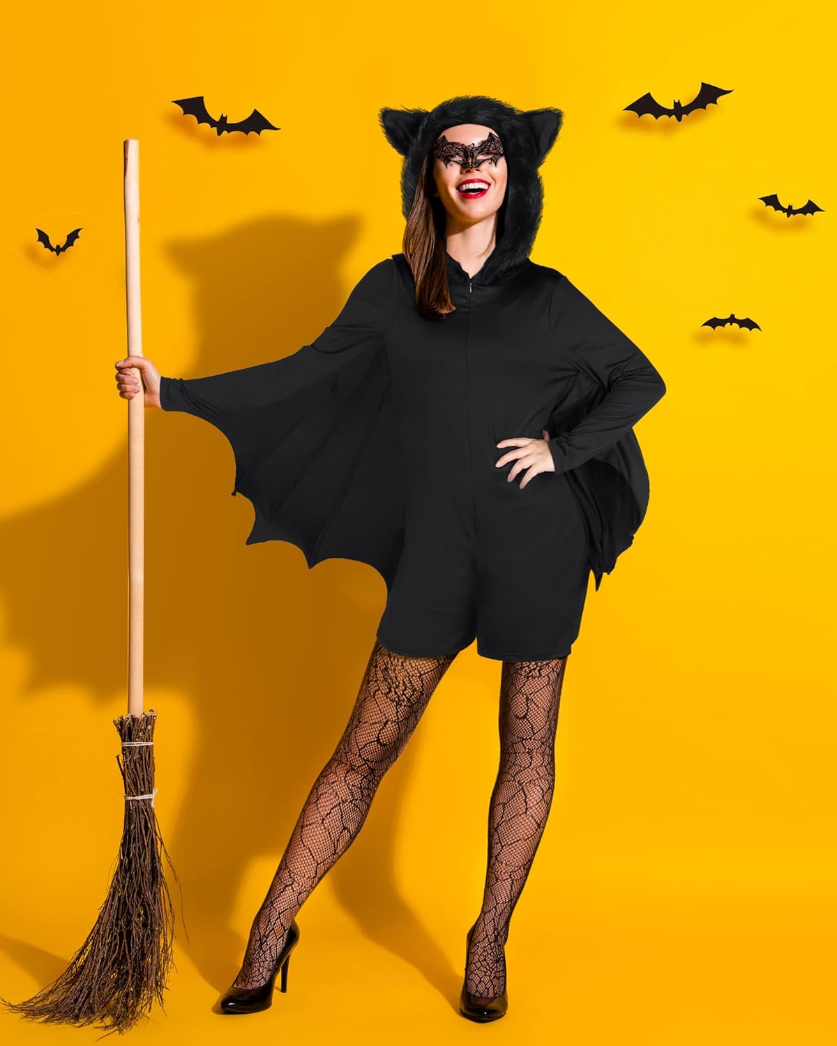 Zhanmai Halloween Bat Costume Set