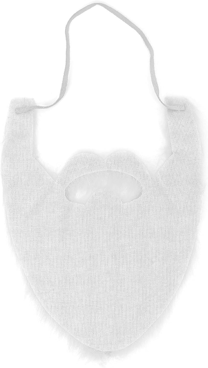 OUCRIY Fake White Beard Elastic Plush Party Costume for Bearded Look