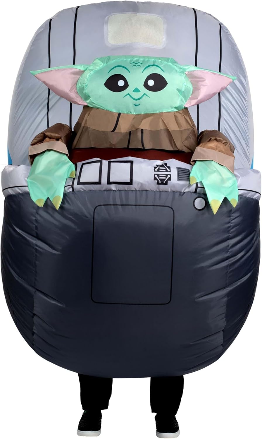 Star Wars Adult Inflatable Grogu CostumePram Set