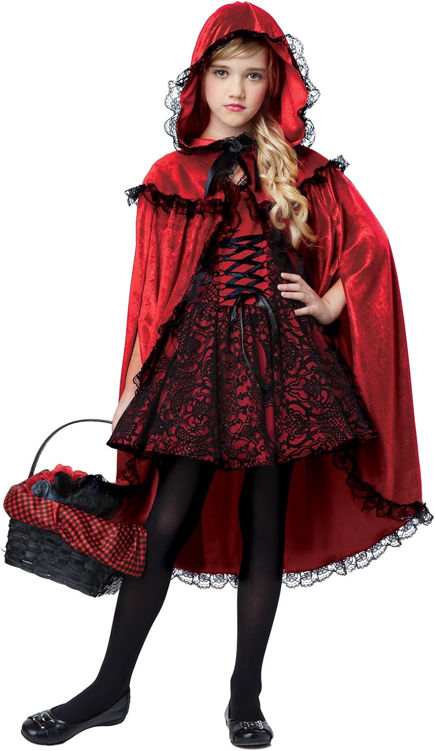 California Costumes Girls Deluxe Red Riding Hood Costume