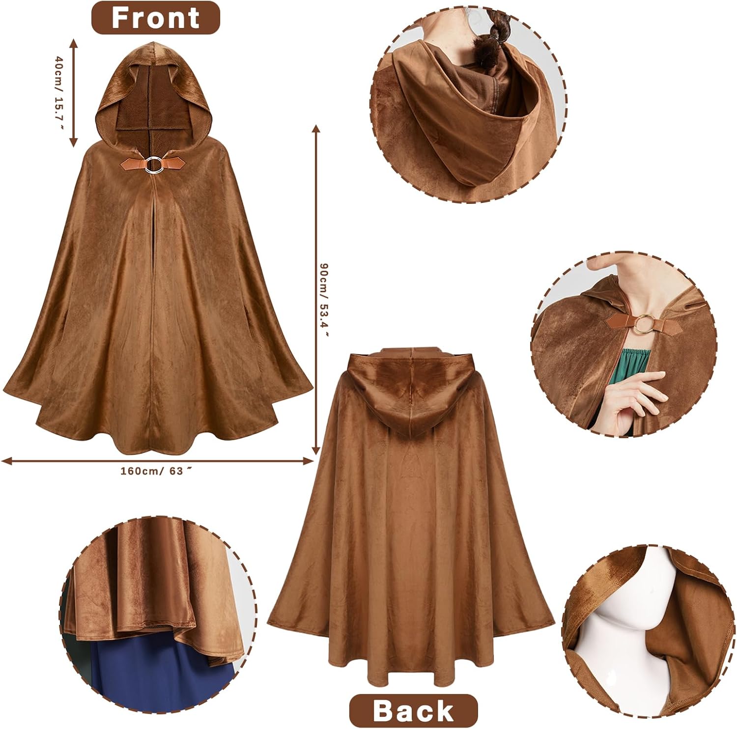 SunnyLisa - medieval cloak for Halloween
