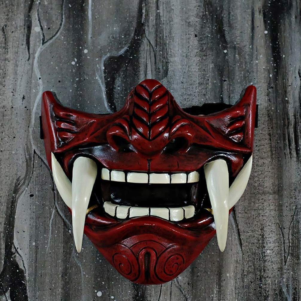 Samurai Oni Mask Halloween Costume