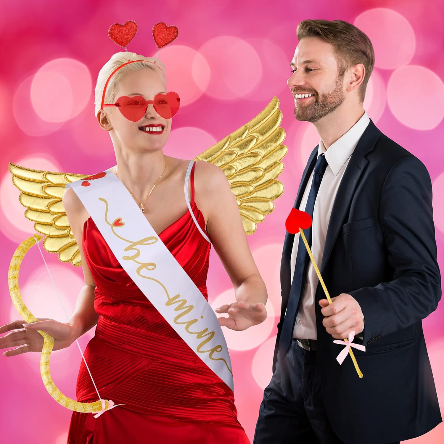 Marsui Valentines Day Cupid Costume Set