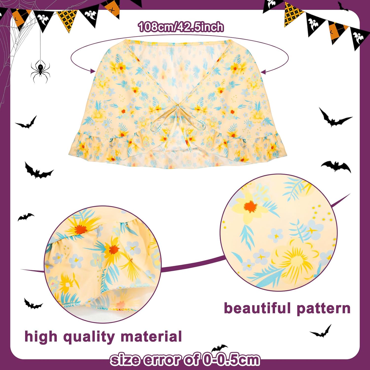 Berlune 7-Piece 100th Day Grandma Costume