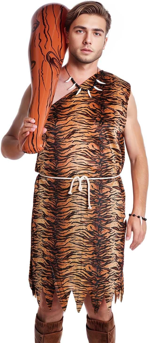 Prehistoric Caveman Costume Set for Halloween