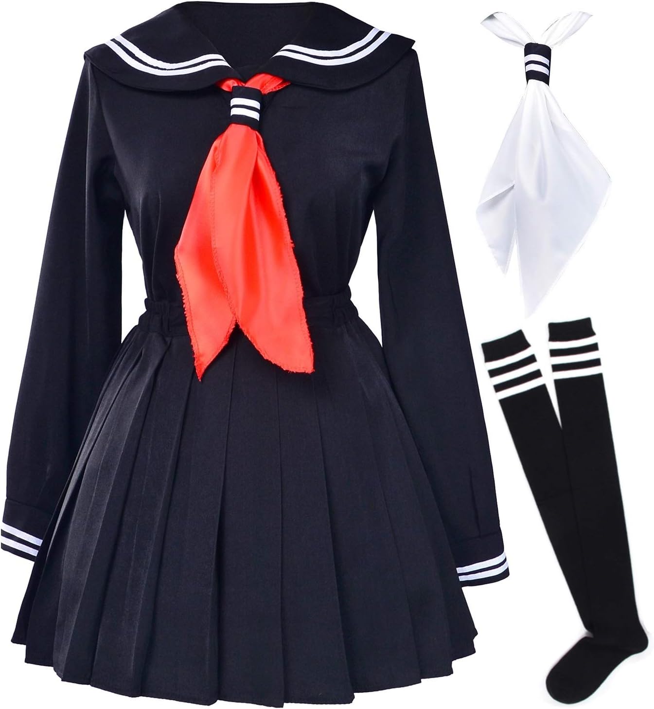Comfortable Japanese Sailor Cosplay Set for Women