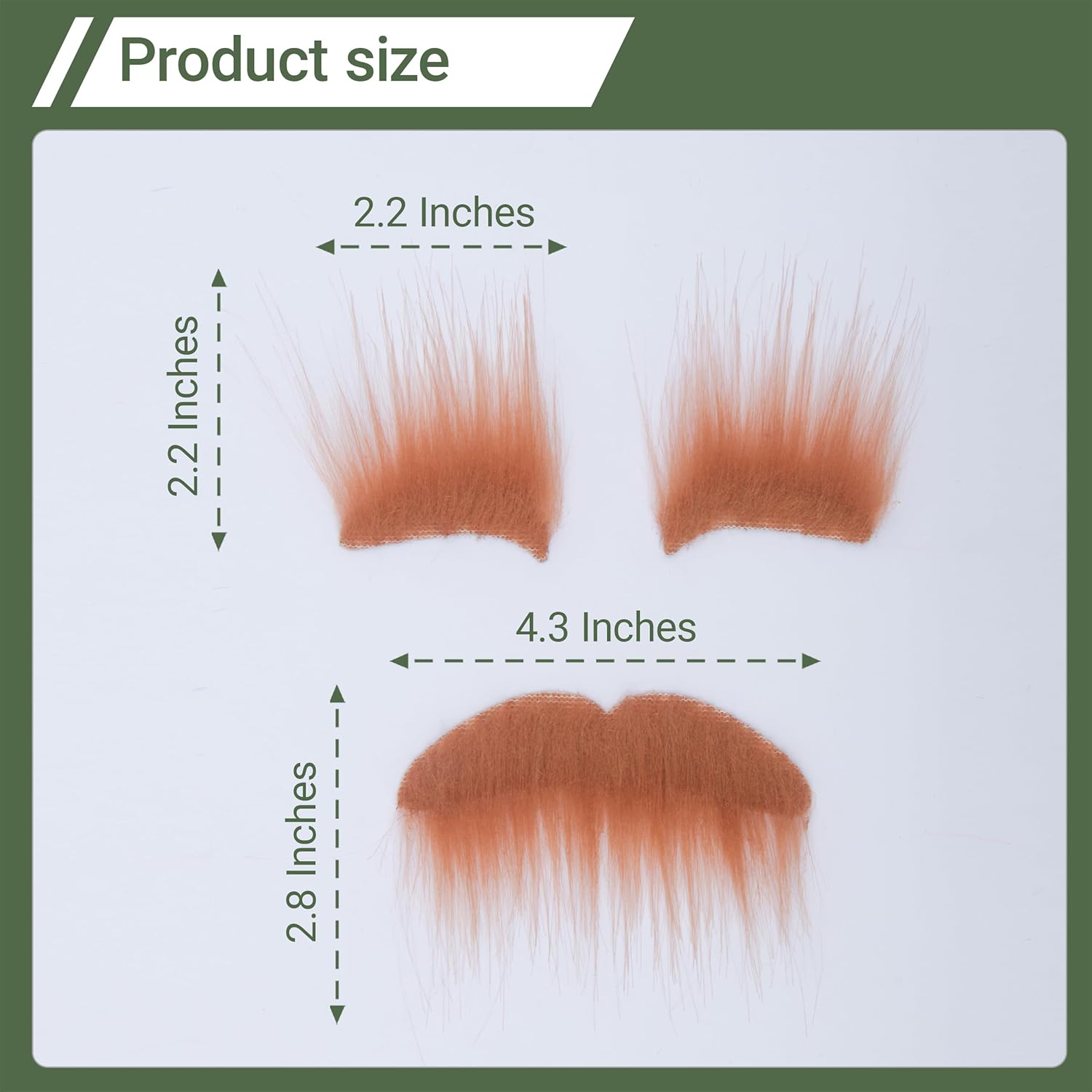 Costela Fake Mustache and Eyebrows Set