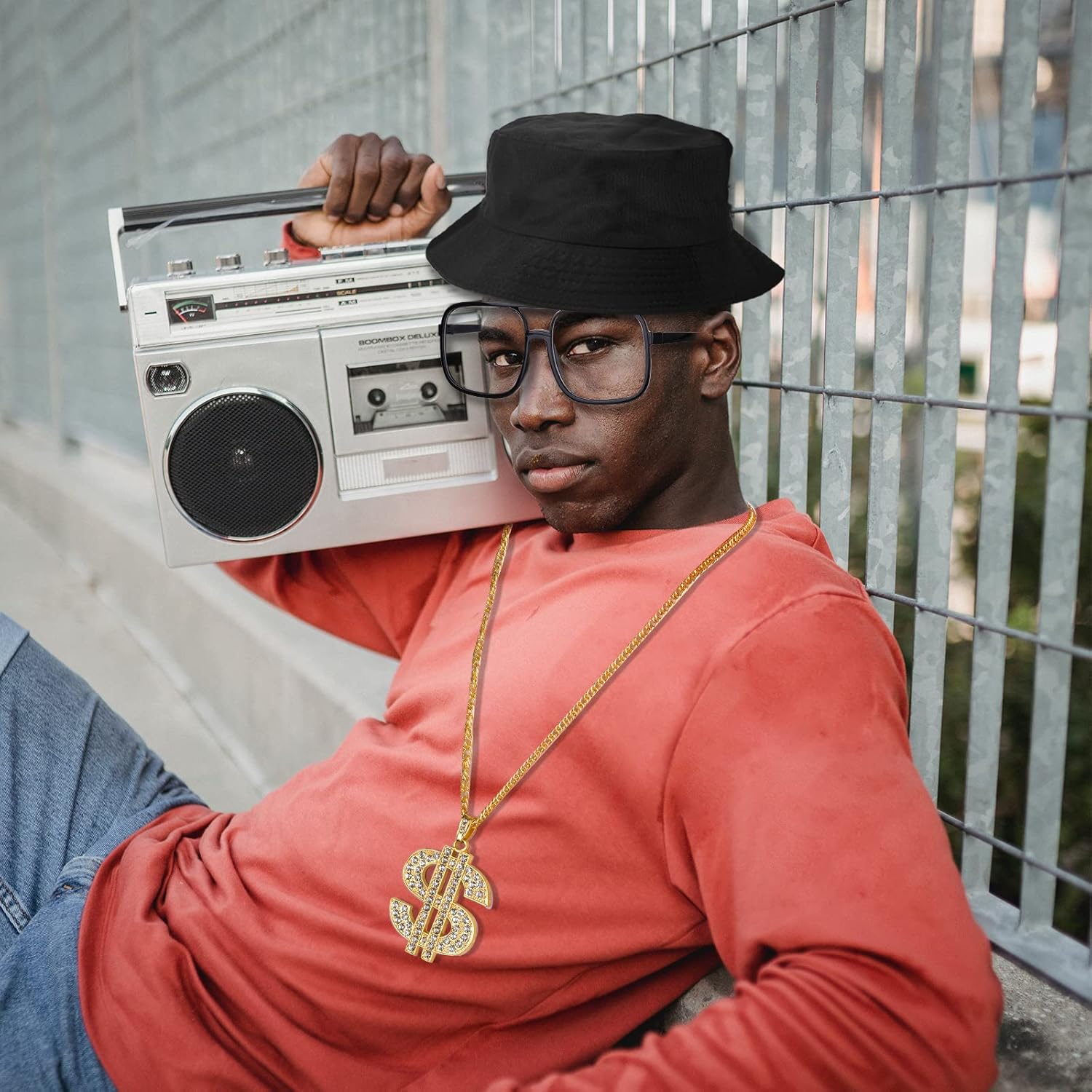 80s 90s Hip Hop Costume Kit Samples Turn Heads at Parties
