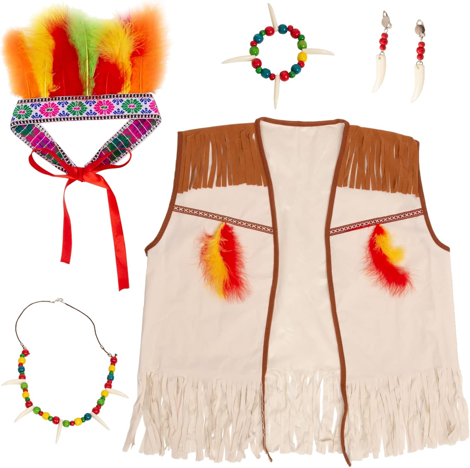 TigerDoe Indian Costume Set - For Parties Celebrations