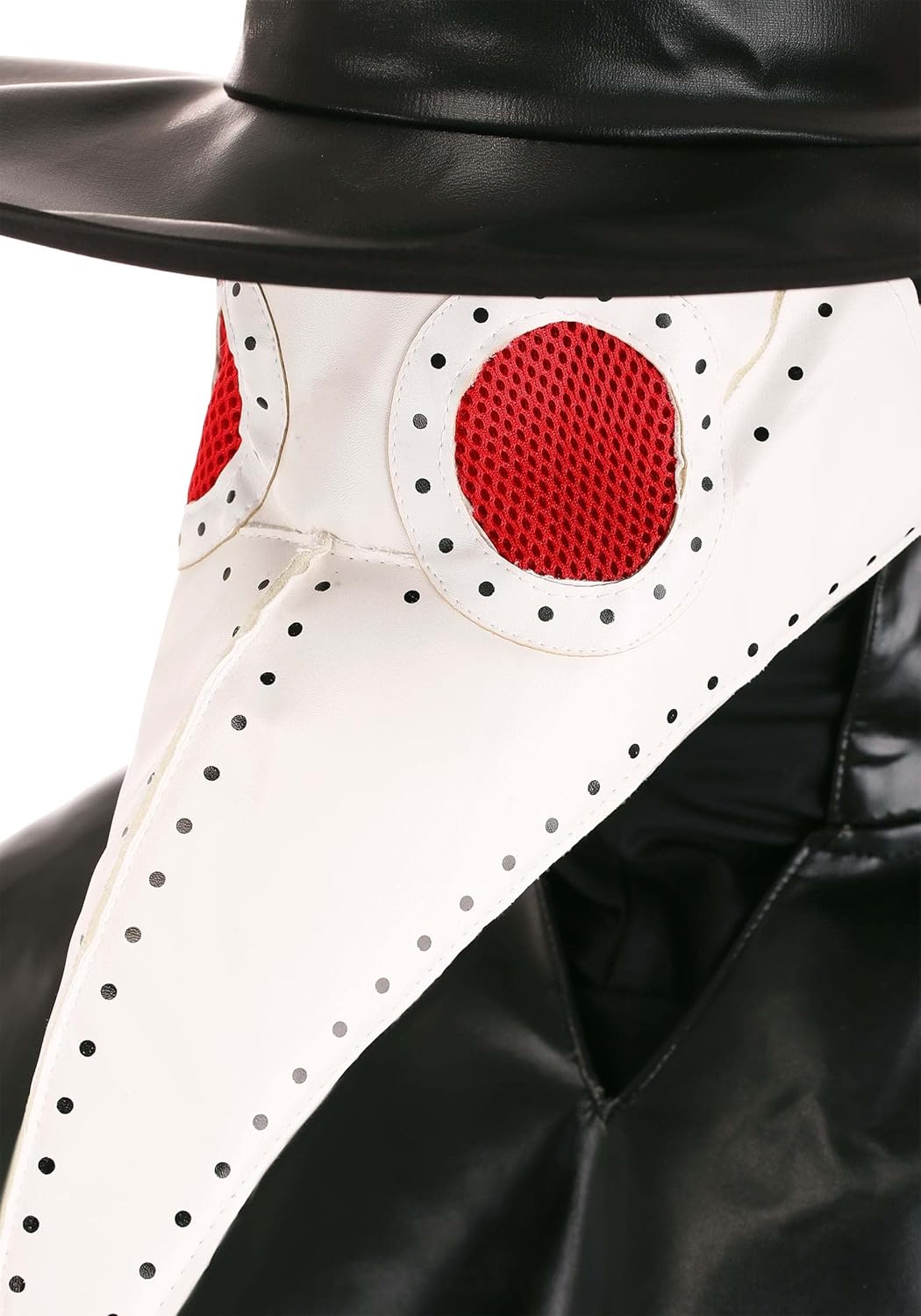 Fun Costumes Plague Doctor Mesh Costume Men with Vinyl Accessories
